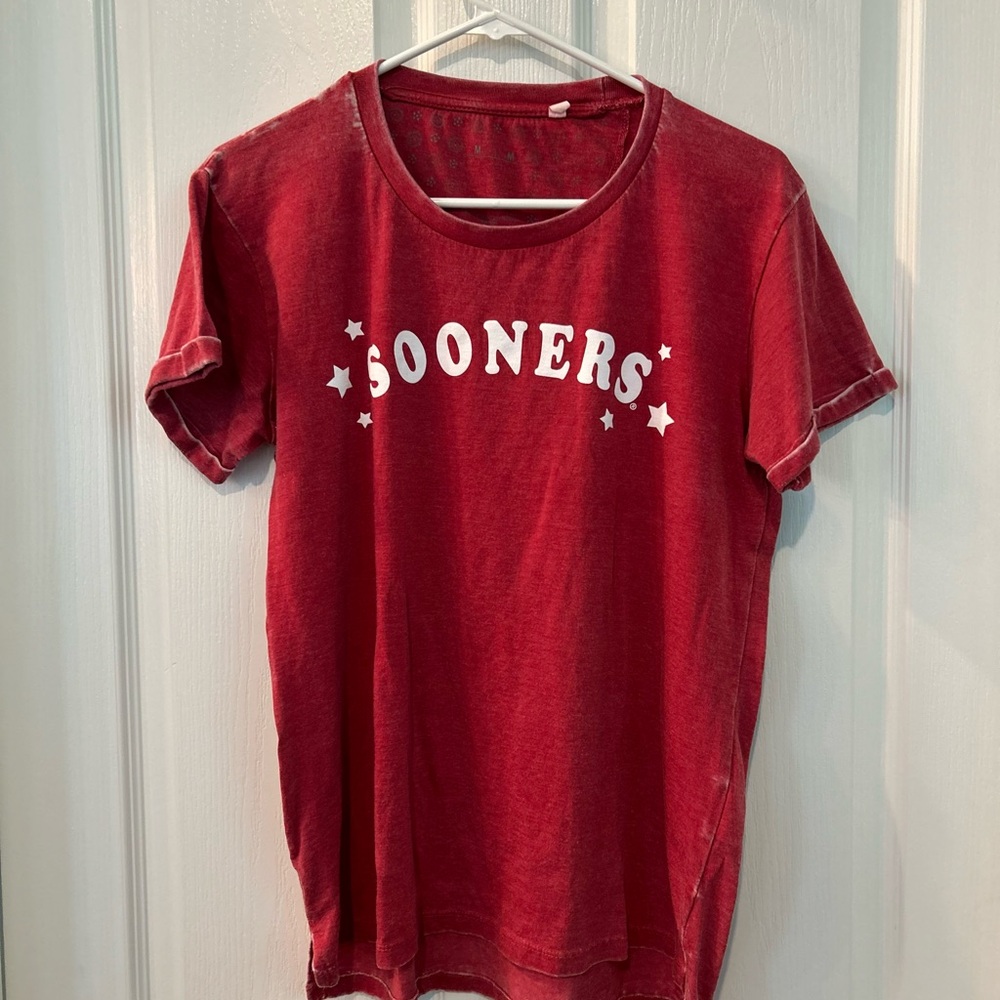 University of Oklahoma Sooners Red Graphic T-Shirt